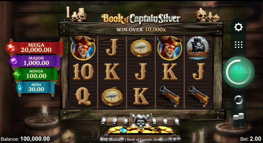 Book of Captain Silver MICROGAMING UFABET168