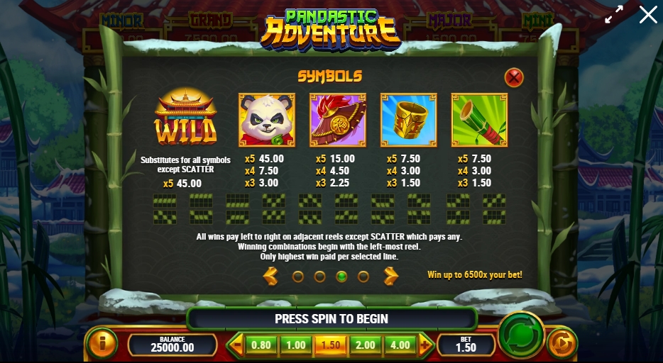 PANDASTIC ADVENTURE ทดลองเล่น PLAY’n GO เครดิตฟรี UFABET ฝาก ถอน